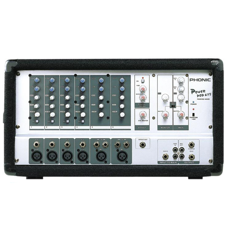 Phonic Powerpod 615 6 Channel Powered Mixer